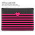 Polka Dots and Stripes Heart in Pink MacBook Air 15in (2023-2025) Case plus Skin